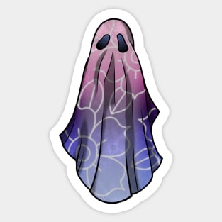 Omnisexual Pride Flowery Ghost Sticker